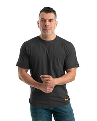 Berne T-shirts S / Black Berne - Men's Performance Short Sleeve Pocket Tee