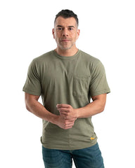 Berne T-shirts S / Lichen Berne - Men's Performance Short Sleeve Pocket Tee