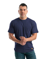 Berne T-shirts S / Navy Berne - Men's Performance Short Sleeve Pocket Tee