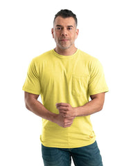 Berne T-shirts S / Yellow Berne - Men's Performance Short Sleeve Pocket Tee