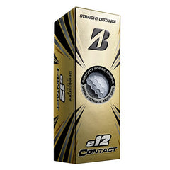 Bridgestone Accessories Dozen / White Bridgestone - Custom E12 Contact White Box Dozen