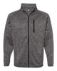 Burnside Outerwear S / Heather Charcoal Burnside - Men's Sweater Knit Jacket