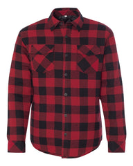 Burnside Outerwear S / Red/Black Buffalo Burnside - Men's Quilted Flannel Jacket