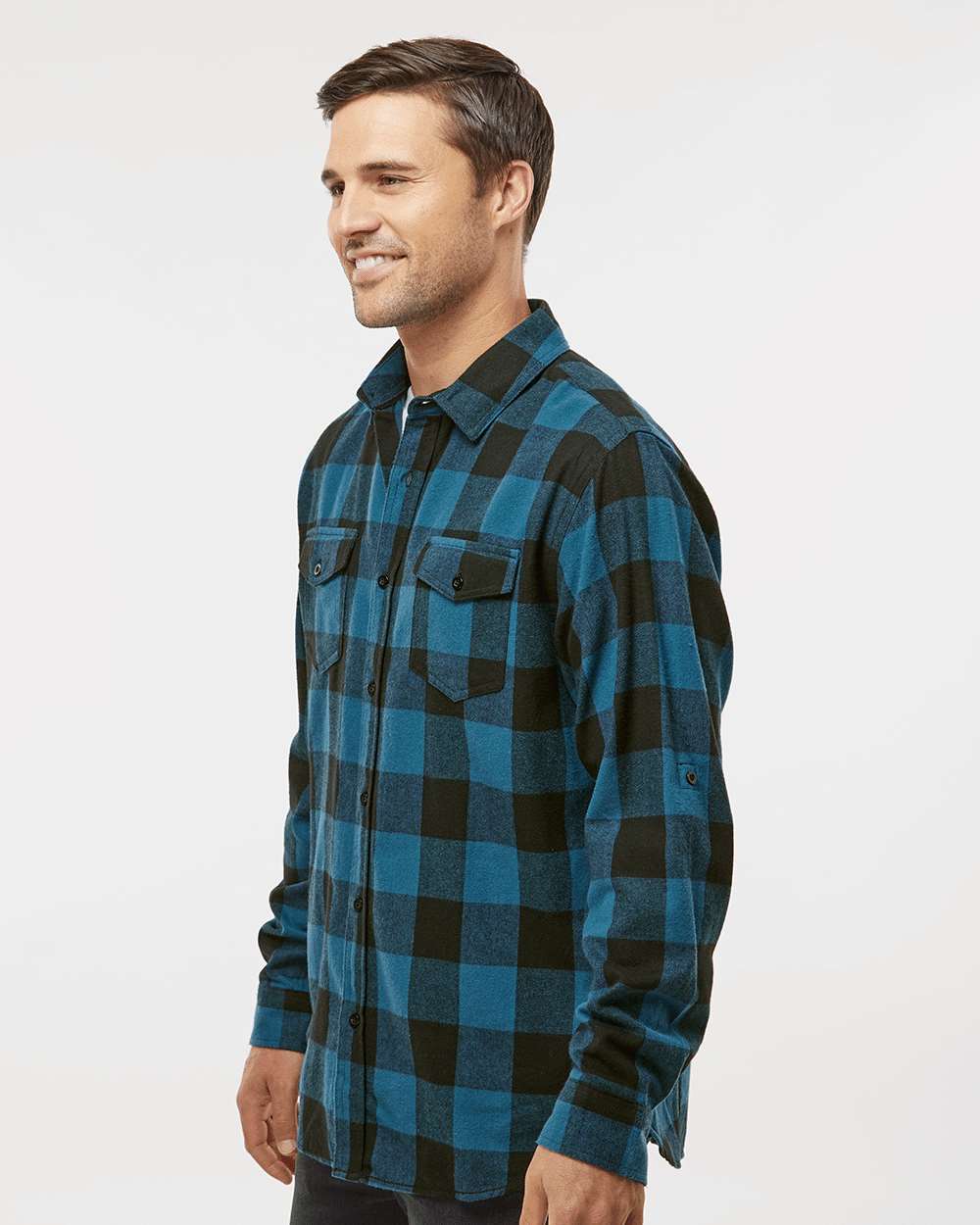 Burnside Woven Shirts Burnside - Men's Yarn-Dyed Long Sleeve Flannel Shirt