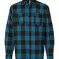 Burnside Woven Shirts S / Blue/Black Buffalo Burnside - Men's Yarn-Dyed Long Sleeve Flannel Shirt