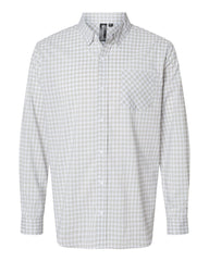Burnside Woven Shirts S / Grey/White Gingham Burnside - Men's Technical Stretch Burn Shirt