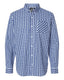 Burnside Woven Shirts S / Navy/White Gingham Burnside - Men's Technical Stretch Burn Shirt
