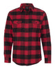 Burnside Woven Shirts S / Red/Black Buffalo Burnside - Men's Yarn-Dyed Long Sleeve Flannel Shirt