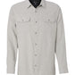 Burnside Woven Shirts S / Stone Burnside - Men's Solid Long Sleeve Flannel Shirt