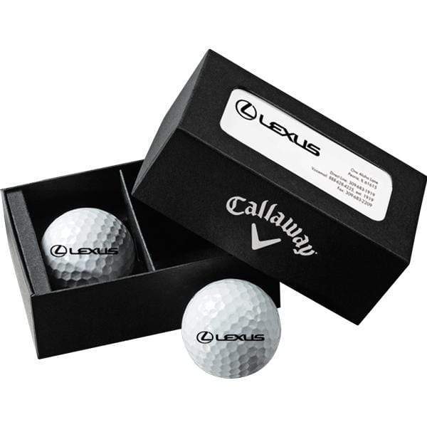 Callaway Accessories 75 piece minimum / White Callaway - Callaway 2-Ball Business Card Box