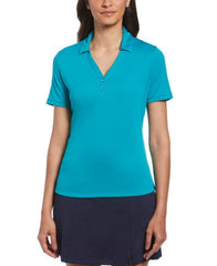 Callaway Polos S / Tile Blue Callaway - Women's Micro Texture Polo