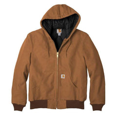 Carhartt Outerwear S / Brown Carhartt® - Quilted-Flannel-Lined Duck Active Jac