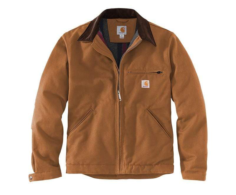 Leather 2025 carhartt jacket