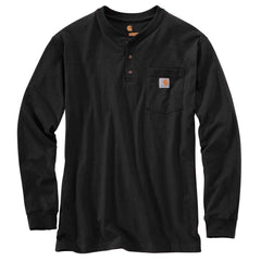 Carhartt T-shirts S / Black Carhartt - Long Sleeve Henley T-Shirt