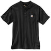 Carhartt T-shirts S / Black Carhartt - Short Sleeve Henley T-Shirt
