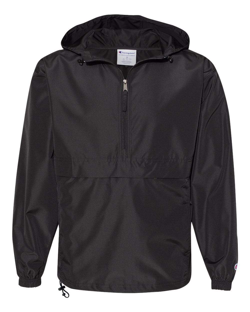 Champion Outerwear S / Black Champion - Packable Quarter-Zip Jacket