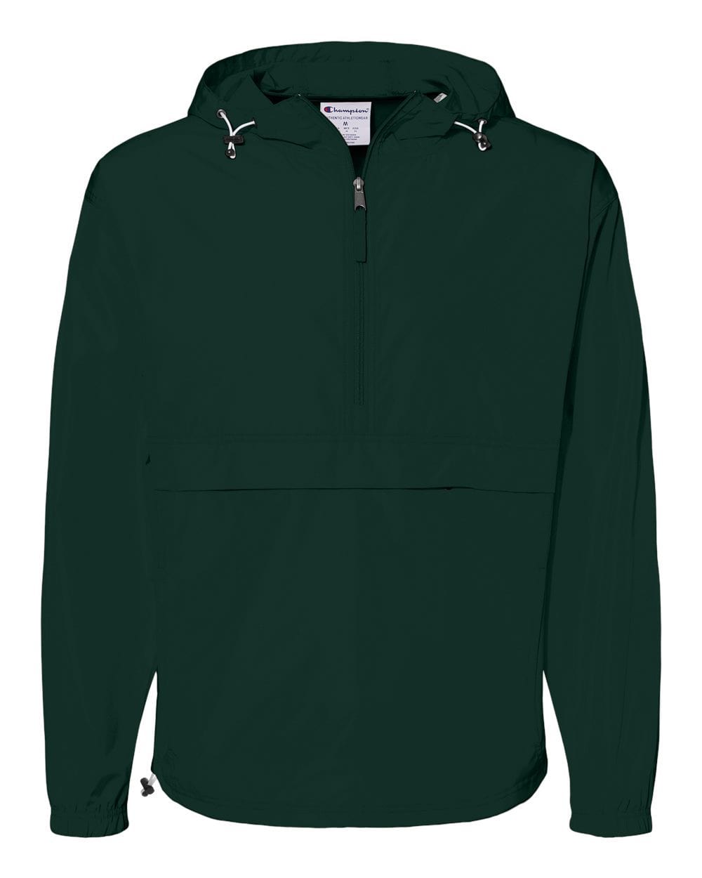 Champion Outerwear S / Dark Green Champion - Packable Quarter-Zip Jacket