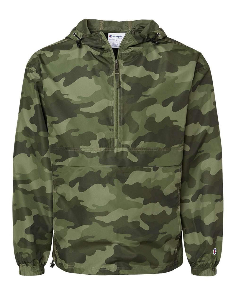 Brooks Brothers Men's Water Repellent Camouflage Windbreaker Sweater | Olive | Size Large - Shop Holiday Gifts and Styles