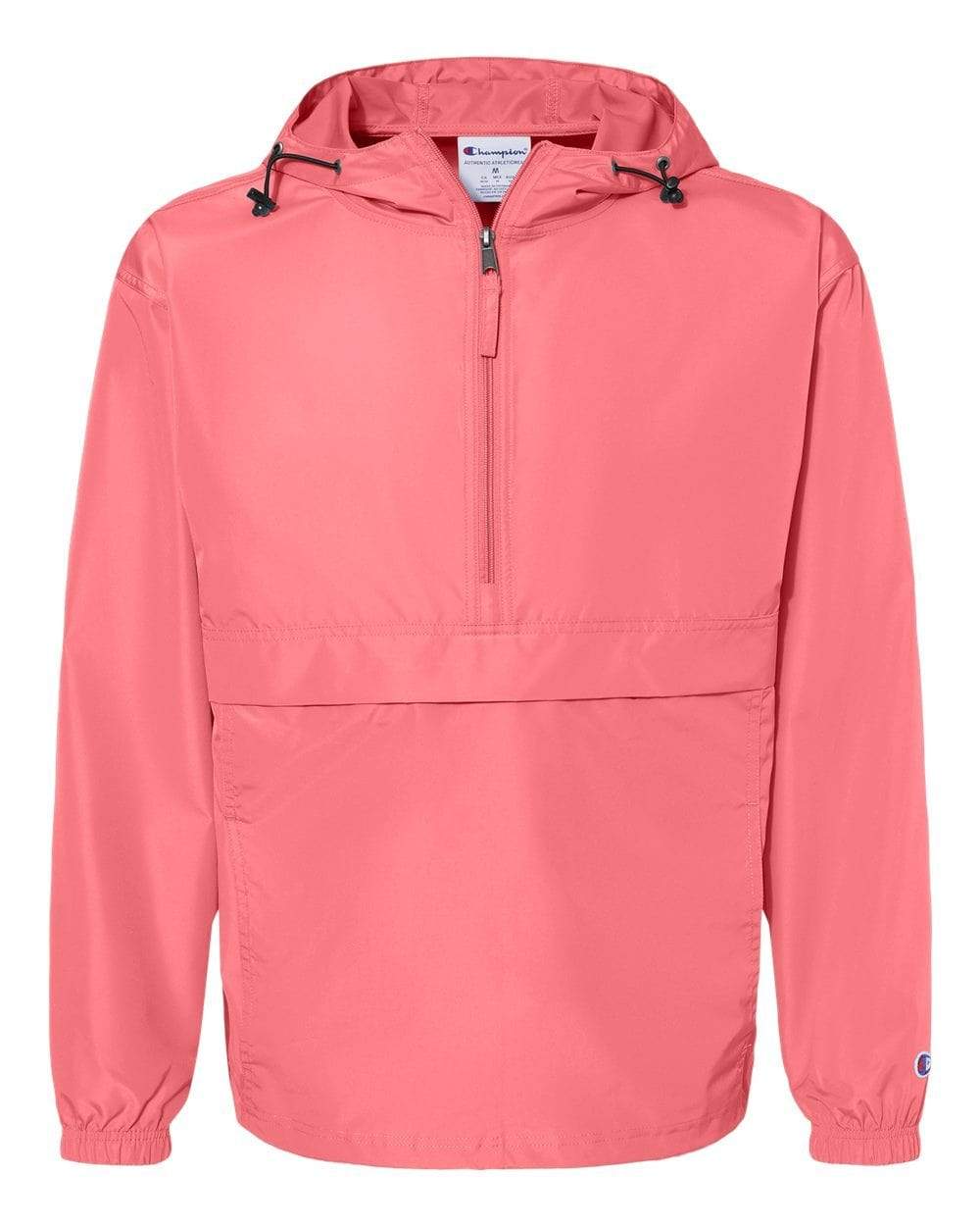Champion Outerwear S / Pink Candy Champion - Packable Quarter-Zip Jacket