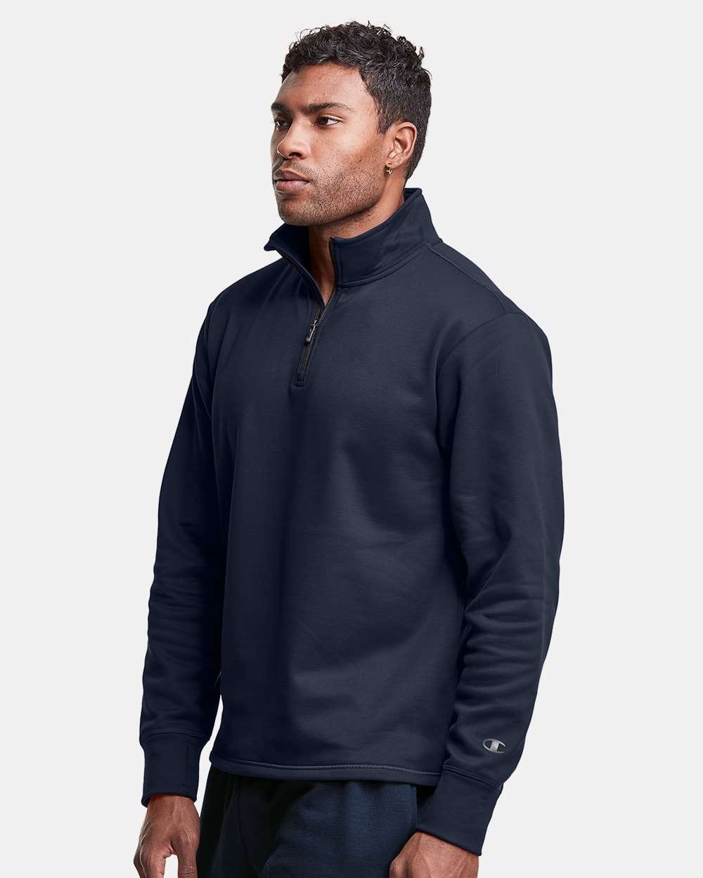 Champion Men s Sport Quarter Zip Pullover Threadfellows