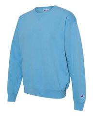 Champion Sweatshirts S / Delicate Blue Champion - Garment Dyed Crewneck Sweatshirt
