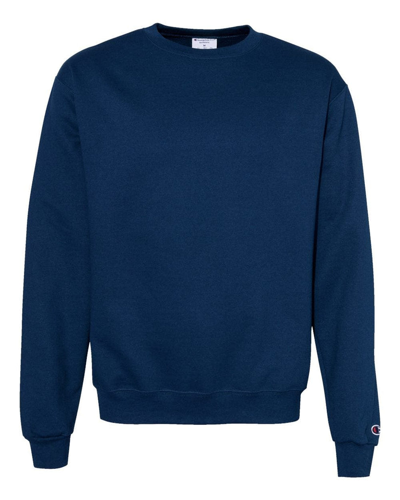 Champion Powerblend Champion Blue Crew Neck Sweatshirt Champion