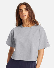 Champion T-shirts XS / Oxford Grey Champion - Women's Heritage Cropped T-Shirt