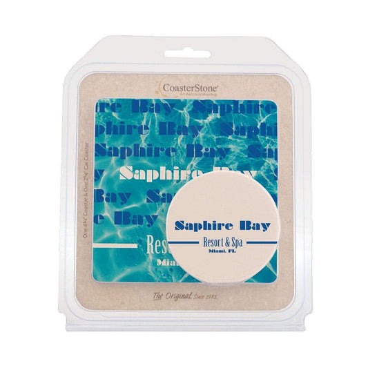 CoasterStone Accessories One Size / Square CoasterStone - Absorbent Coaster/Car Coaster Square Combo Pack