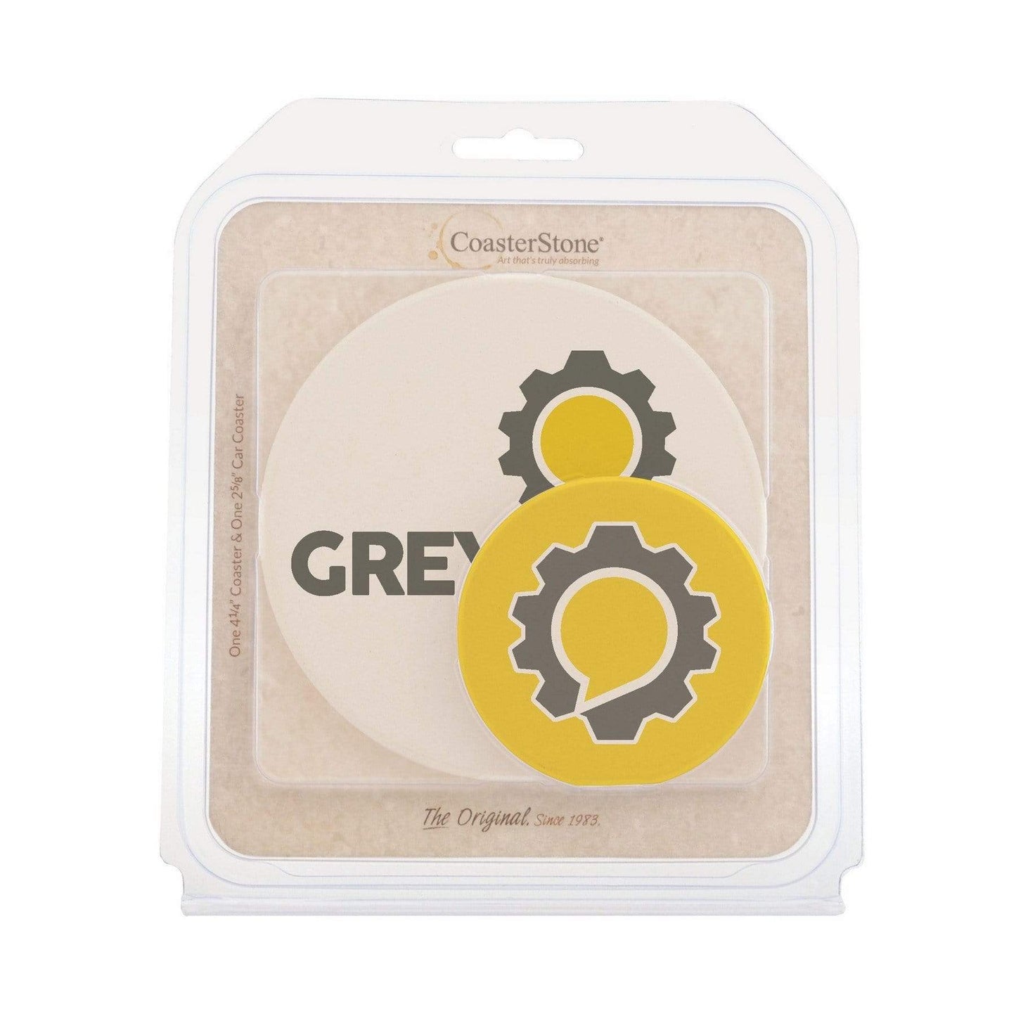 CoasterStone Accessories Round / One Size CoasterStone - Absorbent Coaster/Car Coaster Combo Pack