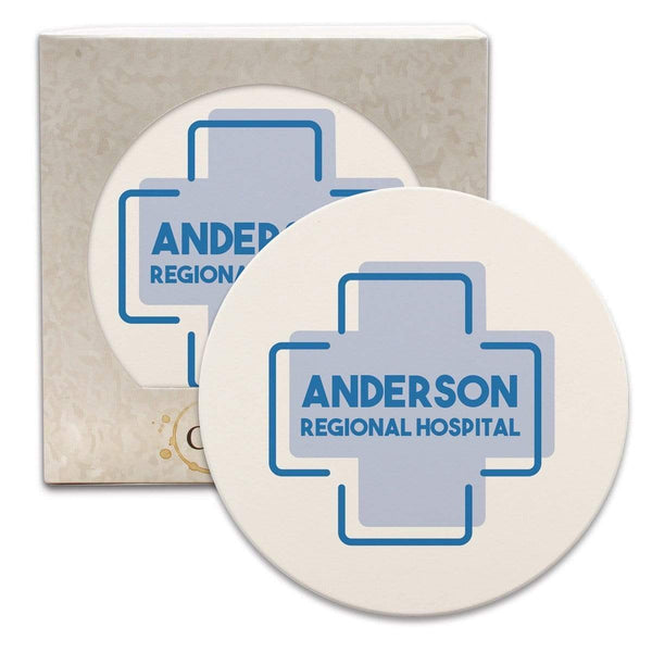 CoasterStone Accessories Round / One Size CoasterStone - Absorbent Single Stone Coaster
