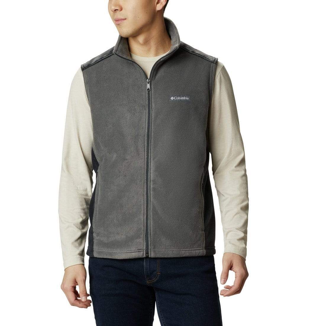 Columbia Fleece S / Grill/Black Columbia - Men's Steens Mountain™ Fleece Vest