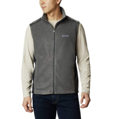 Columbia Fleece S / Grill/Black Columbia - Men's Steens Mountain™ Fleece Vest