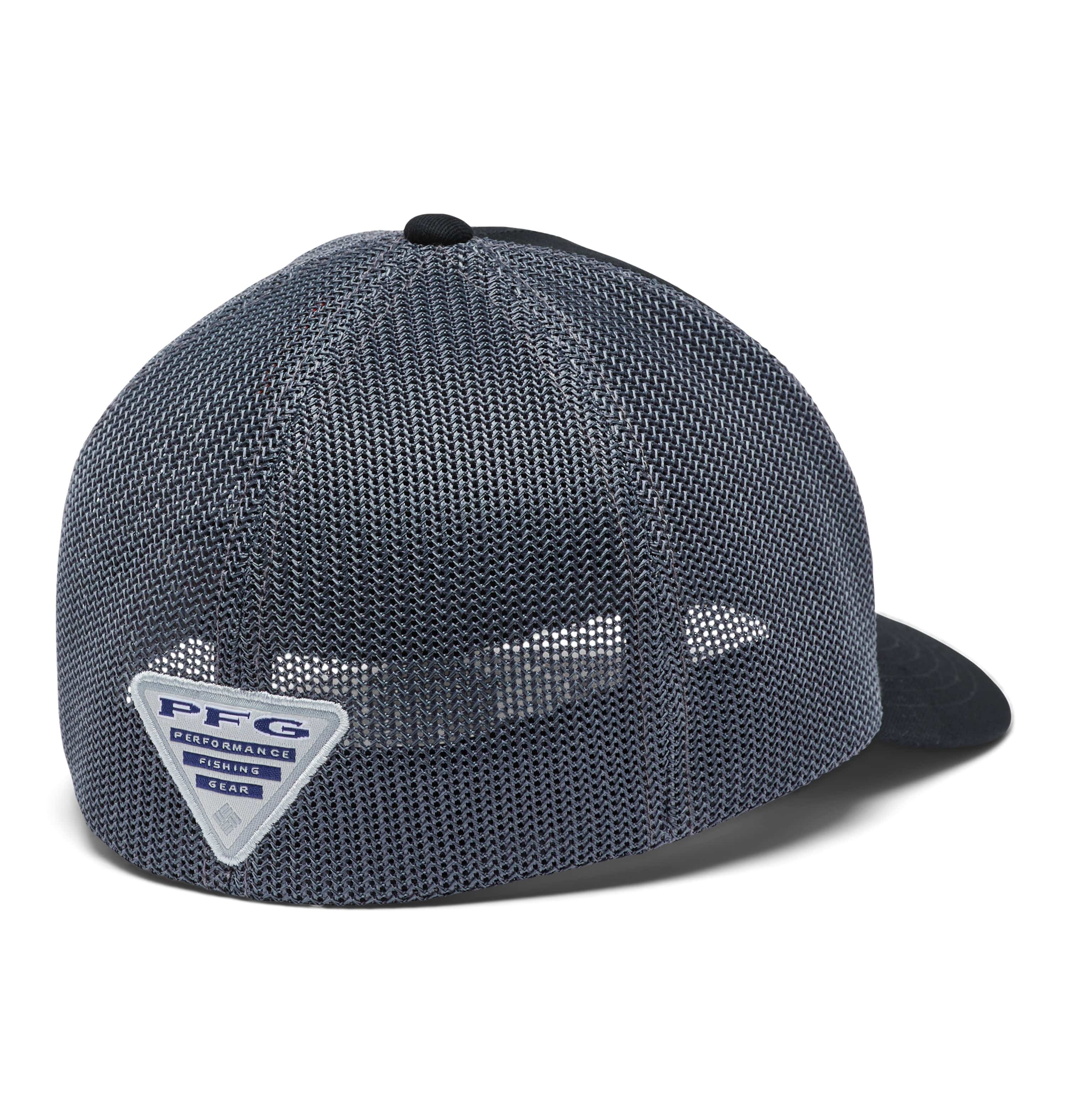 Custom company Logo : Columbia PFG Mesh Flexfit Ball Cap – Threadfellows