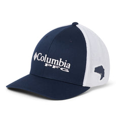 Custom company Logo : Columbia PFG Mesh Flexfit Ball Cap – Threadfellows