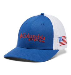 Columbia Headwear S/M / Mountain Blue/US Flag Columbia - PFG Mesh™ Ball Cap