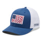 Columbia Headwear S/M / Night Tide/White Columbia - PFG Mesh™ Fish Flag Ball Cap