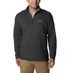 Columbia S / Black Heather Columbia - Men's Great Hart Mountain III Half Zip Pullover