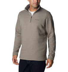 Columbia S / Boulder Heather Columbia - Men's Great Hart Mountain III Half Zip Pullover