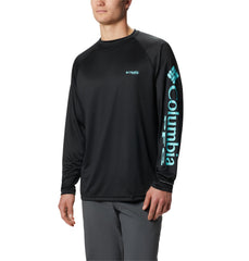 Columbia T-shirts S / Black/Gulf Stream Columbia - Men's PFG Terminal Tackle™ Long Sleeve Shirt