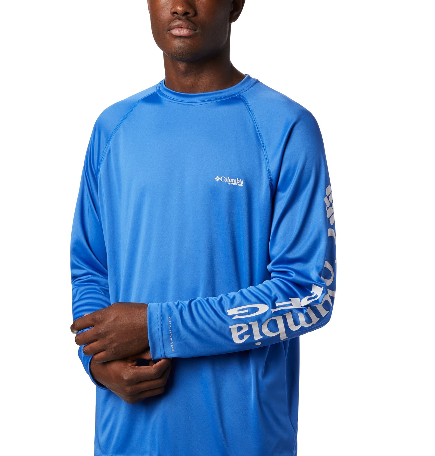 Columbia T-shirts S / Vivid Blue/Cool Grey Columbia - Men's PFG Terminal Tackle™ Long Sleeve Shirt