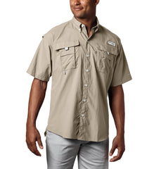 Columbia Woven Shirts S / Fossil Columbia - Men's PFG Bahama™ Short Sleeve Shirt