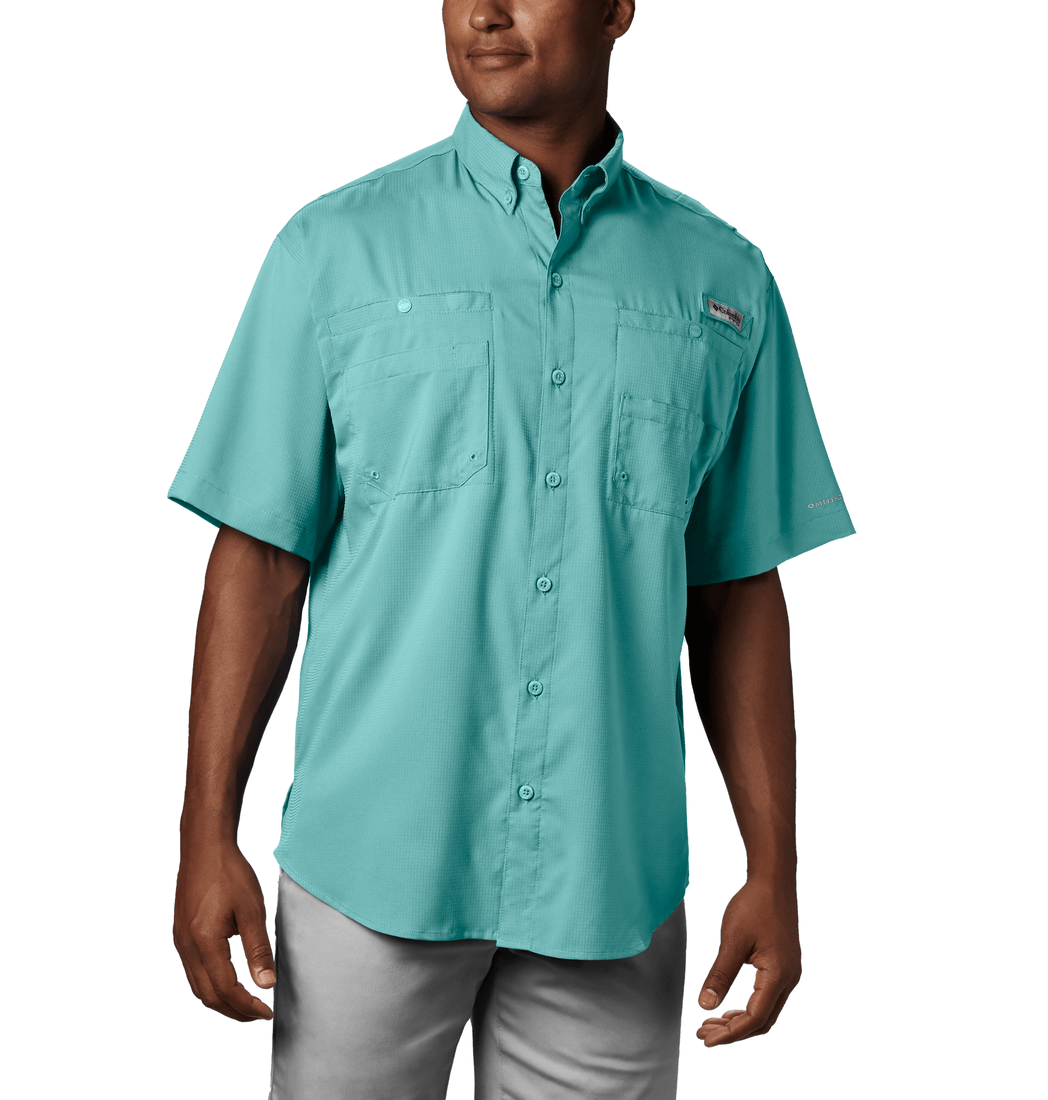 Columbia Tamiami II Short-Sleeve Shirt for Men - Collegiate Navy - M