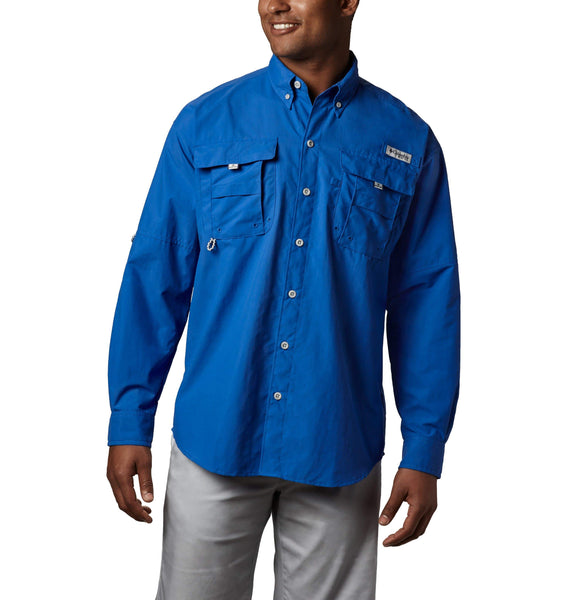 Columbia Woven Shirts S / Vivid Blue Columbia - Men's PFG Bahama™ Long Sleeve Shirt