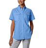Columbia Woven Shirts S / White Cap Blue Columbia - Women's PFG Bahama™ Short Sleeve Shirt
