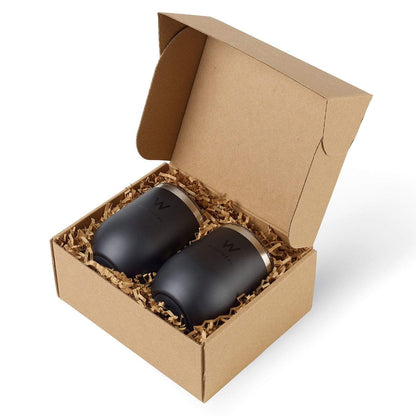 Corkcicle Accessories One Size / Black Corkcicle - Stemless Wine Cup Gift Set