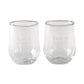 Corkcicle Accessories One Size / Clear Corkcicle - Stemless Glass Set