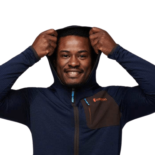 Full zip sales hooded jacket