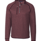 Cutter & Buck Fleece S / Bordeaux Heather Cutter & Buck - Men's Mainsail Half Zip