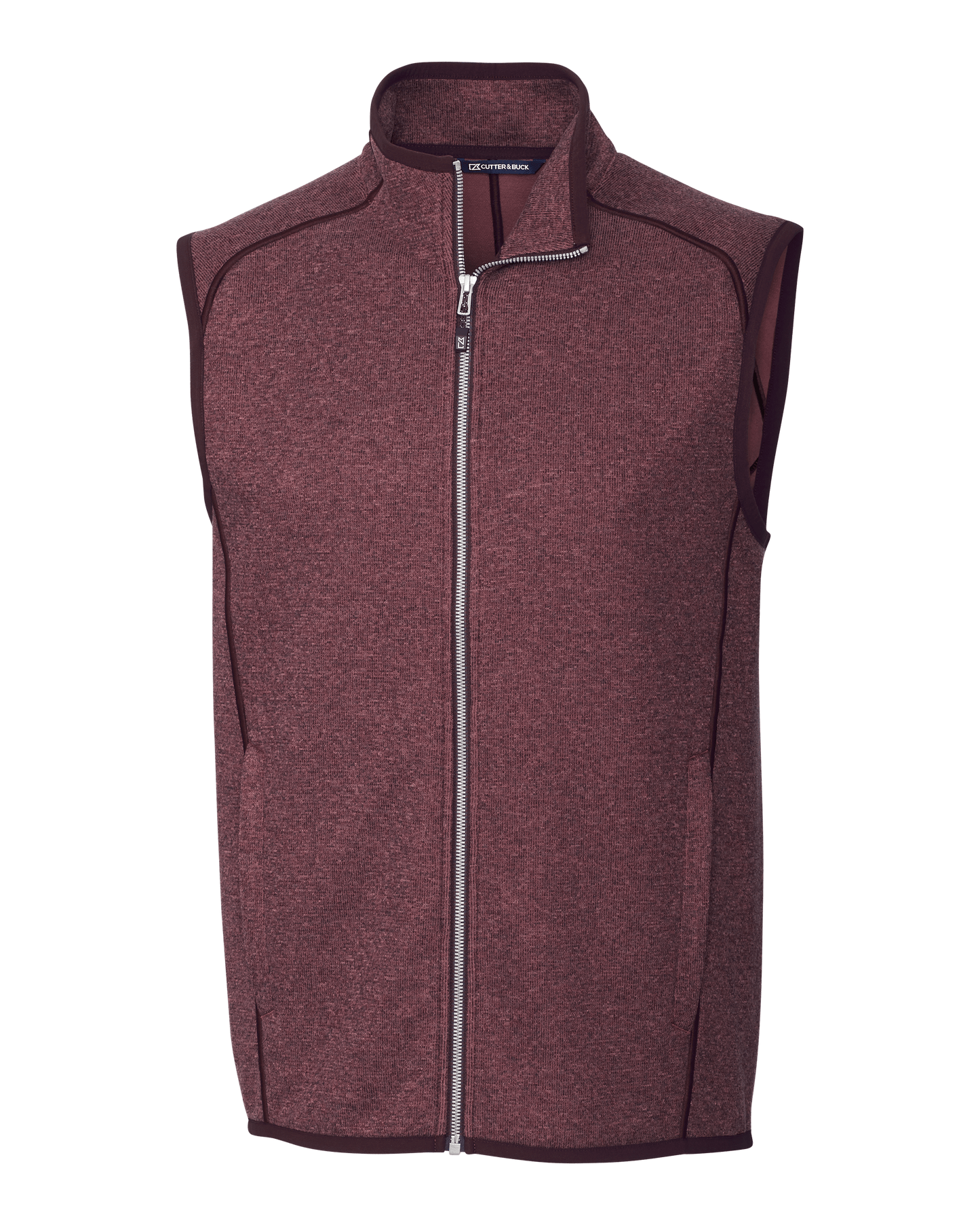 Cutter & Buck Fleece S / Bordeaux Heather Cutter & Buck - Men's Mainsail Vest