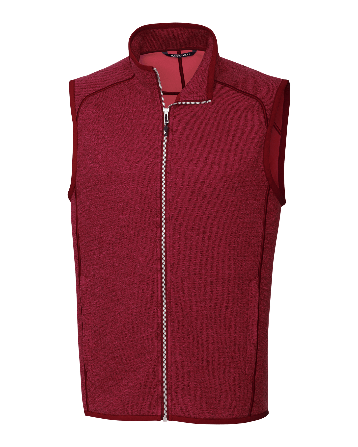 Cutter & Buck Fleece S / Cardinal Red Heather Cutter & Buck - Men's Mainsail Vest
